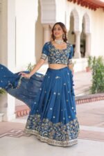 Vichitra Silk Lehenga Choli3