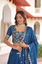 Vichitra Silk Lehenga Choli5