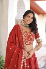 Vichitra Silk Lehenga Choli7