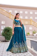 Vichitra Silk Embroidered Lehenga Choli1.webp
