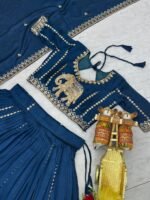 Elephant Embroidery Pure Vichitra Silk Lehenga Choli 11