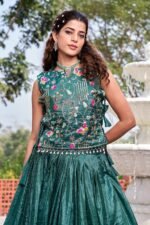 Gold Crush Wedding Lehenga Choli 14