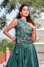 Gold Crush Wedding Lehenga Choli 15