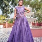 Gold Crush Wedding Lehenga Choli 20