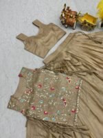 Gold Crush Wedding Lehenga Choli 23