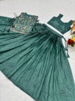 Gold Crush Wedding Lehenga Choli 24