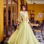 Designer Lehenga Choli with Koti