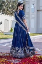 RaniPink BlueWedding Special Lehenga Choli 14