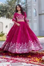 RaniPink BlueWedding Special Lehenga Choli 2