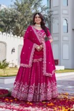 RaniPink BlueWedding Special Lehenga Choli 4
