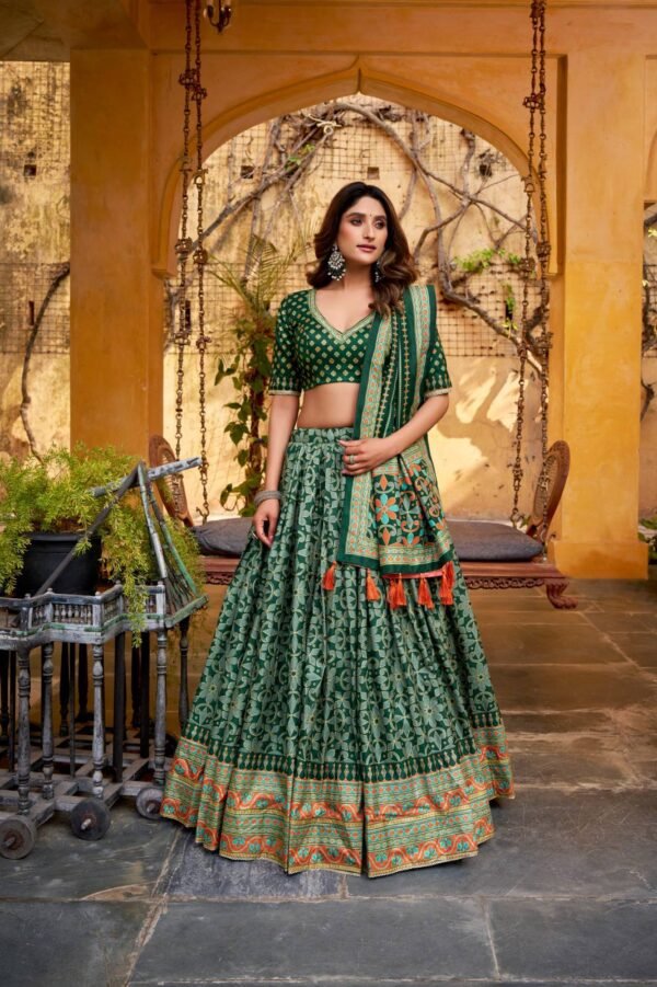 Tasar Silk Lehenga Choli 13
