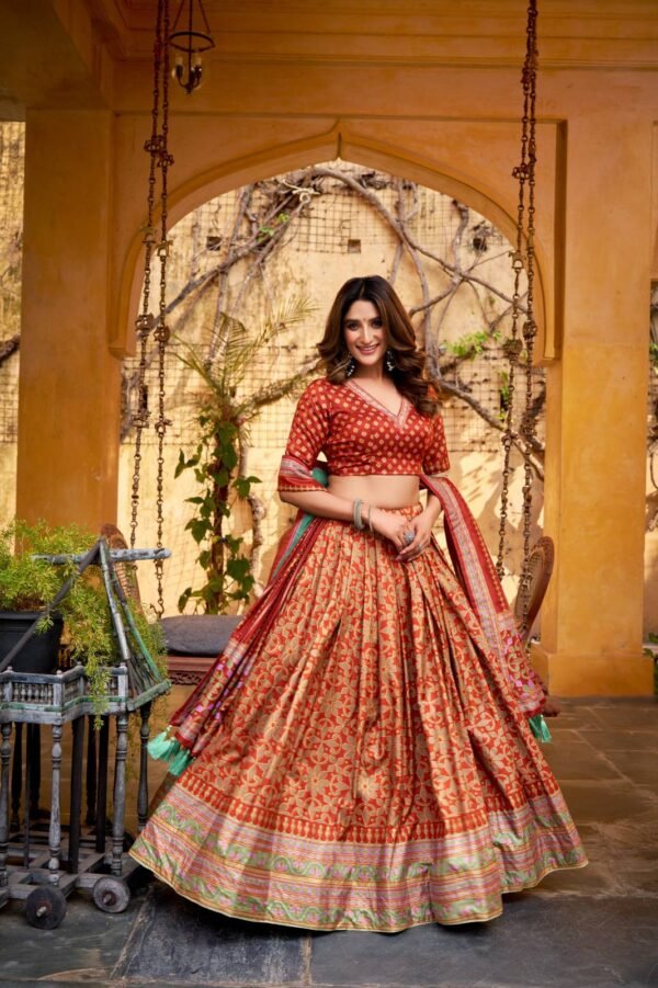Tasar Silk Lehenga Choli 18