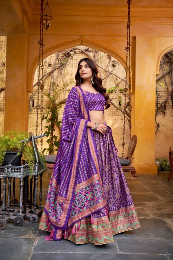 Tasar Silk Lehenga Choli 3