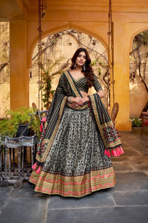 Tasar Silk Lehenga Choli 4
