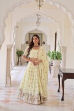 Vichitra Silk Lehenga Choli with Dupatta 1