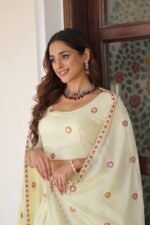 Vichitra Silk Lehenga Choli with Dupatta 3