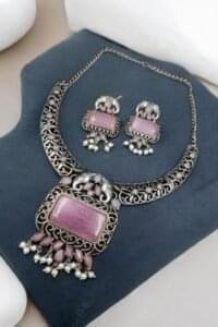 India’s Trusted Online Fashion Store for Ethnic & Western Wear 77 Antique Elephant Hasali Necklace Set