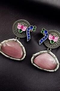 India’s Trusted Online Fashion Store for Ethnic & Western Wear 83 Hand Painted Peacock Earrings