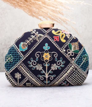 India’s Trusted Online Fashion Store for Ethnic & Western Wear 127 Designer D-Shape Ethnic Clutch