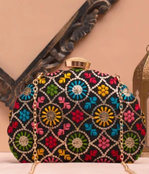 India’s Trusted Online Fashion Store for Ethnic & Western Wear 119 Designer D-Shape Ethnic Clutch