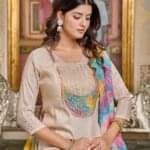 India’s Trusted Online Fashion Store for Ethnic & Western Wear 13 Embroidered Kurti With Pant Dupatta Set